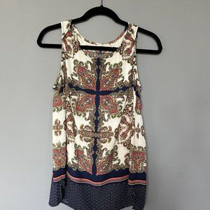 Edwin Scarf Print Top